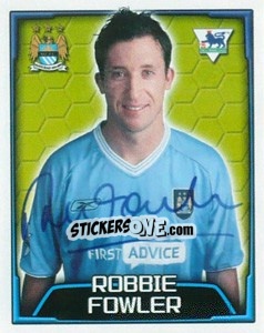 Cromo Robbie Fowler - Premier League Inglese 2003-2004 n. 379 - Merlin