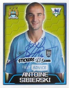 Figurina Antoine Sibierski - Premier League Inglese 2003-2004 - Merlin