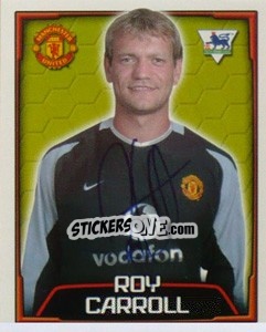 Cromo Roy Carroll - Premier League Inglese 2003-2004 - Merlin