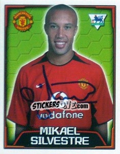 Sticker Mikael Silvestre - Premier League Inglese 2003-2004 - Merlin