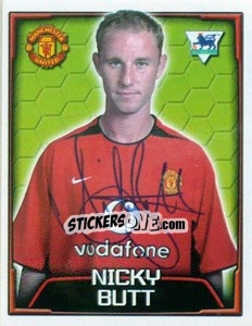 Figurina Nicky Butt - Premier League Inglese 2003-2004 - Merlin
