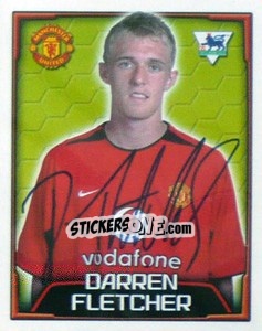 Figurina Darren Fletcher - Premier League Inglese 2003-2004 - Merlin