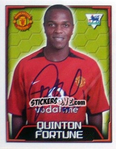 Figurina Quinton Fortune - Premier League Inglese 2003-2004 n. 400 - Merlin
