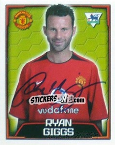 Sticker Ryan Giggs - Premier League Inglese 2003-2004 - Merlin