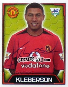Figurina Kleberson - Premier League Inglese 2003-2004 n. 403 - Merlin