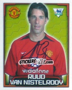 Sticker Ruud Van Nistelrooy - Premier League Inglese 2003-2004 - Merlin