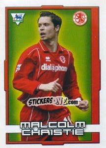 Sticker Malcolm Christie (Star Striker) - Premier League Inglese 2003-2004 n. 414 - Merlin
