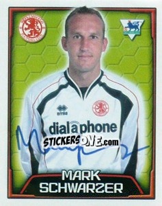 Sticker Mark Schwarzer - Premier League Inglese 2003-2004 n. 415 - Merlin