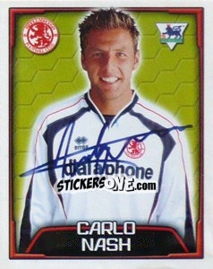 Sticker Carlo Nash - Premier League Inglese 2003-2004 n. 416 - Merlin