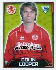 Figurina Colin Cooper - Premier League Inglese 2003-2004 - Merlin