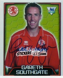 Sticker Gareth Southgate - Premier League Inglese 2003-2004 n. 422 - Merlin