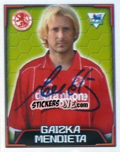 Cromo Gaizka Mendieta - Premier League Inglese 2003-2004 - Merlin