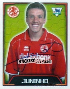 Sticker Juninho - Premier League Inglese 2003-2004 - Merlin