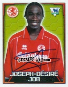 Figurina Joseph-Desire Job - Premier League Inglese 2003-2004 - Merlin