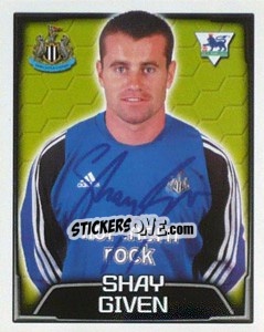 Sticker Shay Given - Premier League Inglese 2003-2004 n. 443 - Merlin