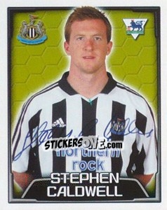 Figurina Stephen Caldwell - Premier League Inglese 2003-2004 - Merlin