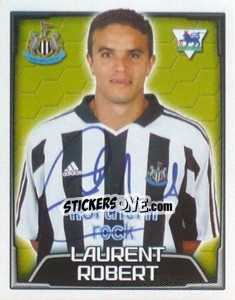 Sticker Laurent Robert - Premier League Inglese 2003-2004 n. 458 - Merlin