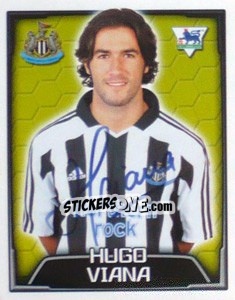 Cromo Hugo Viana - Premier League Inglese 2003-2004 - Merlin