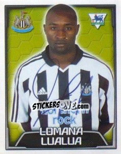 Sticker Lomana Lualua - Premier League Inglese 2003-2004 - Merlin