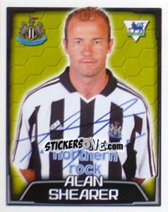 Figurina Alan Shearer - Premier League Inglese 2003-2004 - Merlin