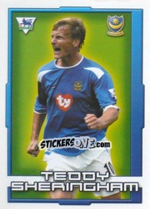 Figurina Teddy Sheringham (Star Striker) - Premier League Inglese 2003-2004 - Merlin