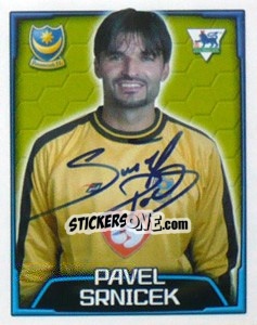 Sticker Pavel Srnicek - Premier League Inglese 2003-2004 n. 473 - Merlin