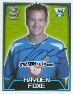 Figurina Hayden Foxe - Premier League Inglese 2003-2004 - Merlin