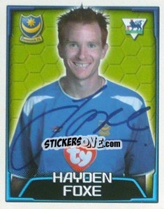 Sticker Hayden Foxe - Premier League Inglese 2003-2004 n. 475 - Merlin
