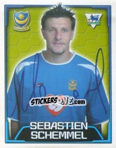 Figurina Sebastien Schemmel - Premier League Inglese 2003-2004 - Merlin