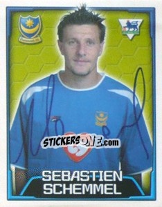 Sticker Sebastien Schemmel - Premier League Inglese 2003-2004 n. 478 - Merlin