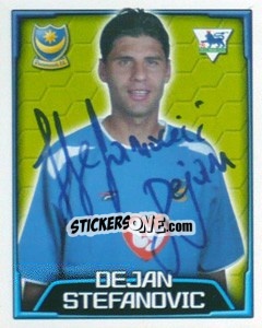 Figurina Dejan Stefanovic - Premier League Inglese 2003-2004 - Merlin