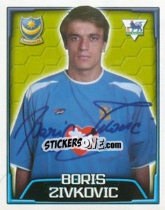 Sticker Boris Zivkovic - Premier League Inglese 2003-2004 - Merlin