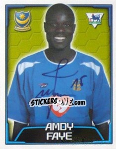 Sticker Amdy Faye - Premier League Inglese 2003-2004 n. 483 - Merlin