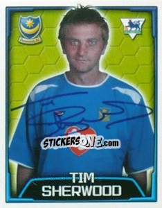 Figurina Tim Sherwood - Premier League Inglese 2003-2004 - Merlin