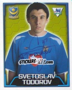 Sticker Svetoslav Todorov - Premier League Inglese 2003-2004 n. 493 - Merlin