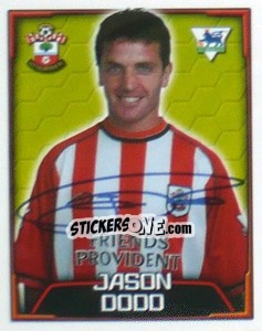 Cromo Jason Dodd - Premier League Inglese 2003-2004 n. 502 - Merlin