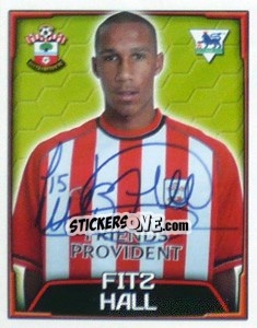 Figurina Fitz Hall - Premier League Inglese 2003-2004 n. 503 - Merlin