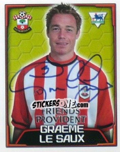 Figurina Graeme Le Saux - Premier League Inglese 2003-2004 - Merlin