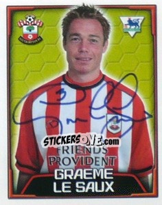 Sticker Graeme Le Saux - Premier League Inglese 2003-2004 n. 505 - Merlin