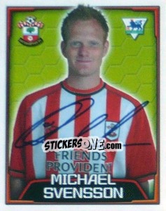 Figurina Michael Svensson - Premier League Inglese 2003-2004 - Merlin