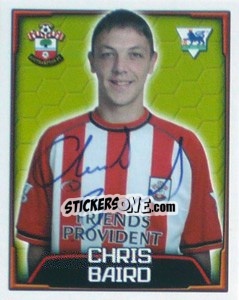 Sticker Chris Baird - Premier League Inglese 2003-2004 - Merlin