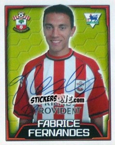 Sticker Fabrice Fernandes - Premier League Inglese 2003-2004 n. 510 - Merlin