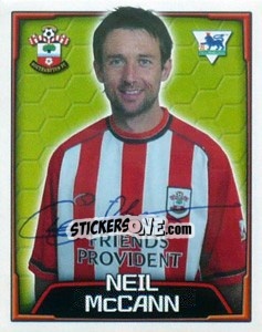 Figurina Neil McCann - Premier League Inglese 2003-2004 - Merlin