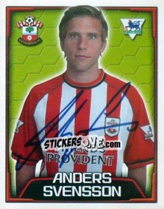 Cromo Anders Svensson - Premier League Inglese 2003-2004 - Merlin