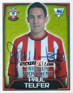 Sticker Paul Telfer - Premier League Inglese 2003-2004 - Merlin