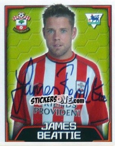 Cromo James Beattie - Premier League Inglese 2003-2004 - Merlin