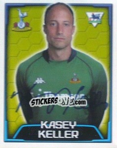 Figurina Kasey Keller - Premier League Inglese 2003-2004 - Merlin