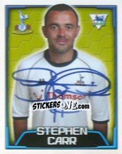 Cromo Stephen Carr - Premier League Inglese 2003-2004 - Merlin