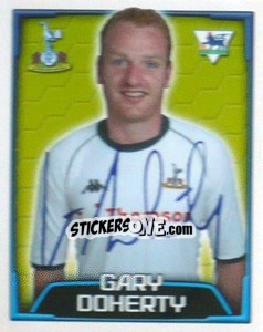 Figurina Gary Doherty - Premier League Inglese 2003-2004 - Merlin