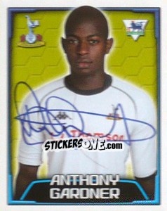 Sticker Anthony Gardner - Premier League Inglese 2003-2004 - Merlin